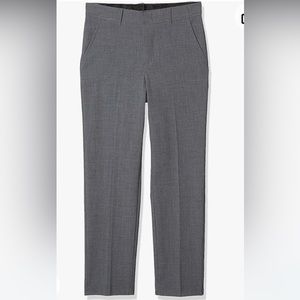 🩶🩶Van Heusen Boys' Flex Stretch Flat Front Dress Pants Gray 20 Husky🩶🩶